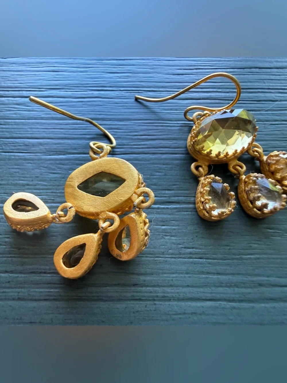 Gold Tone Fashion Earrings from India